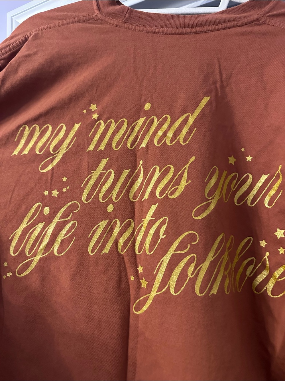 Taylor Swift EVERMORE GOLD RUSH LONGSLEEVE T-SHIRT - Picture 4 of 6